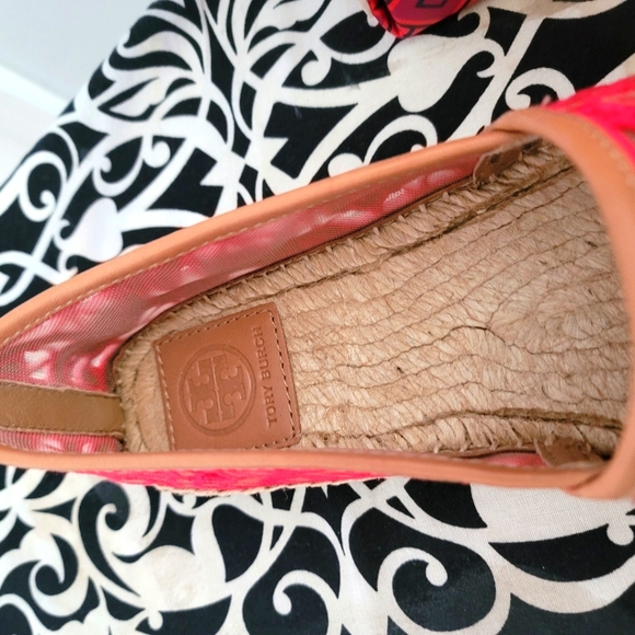 Tory burch espadrilles lucia lace with cream under layer and mesh - Picture 3 of 7